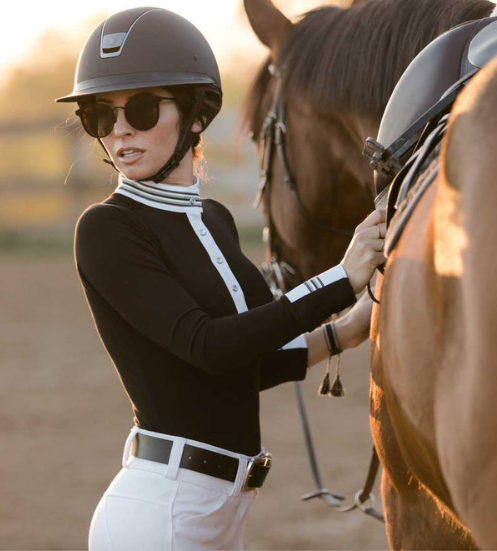 Milton Menasco Gimme Ribbon Equestrian Top – Halo Equestrian Boutique